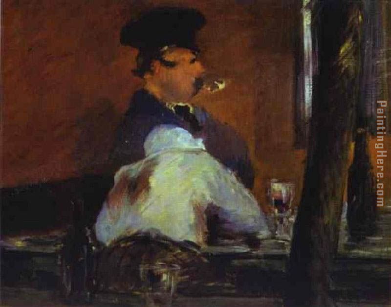 In The Bar Le Bouchon painting - Edouard Manet In The Bar Le Bouchon art painting